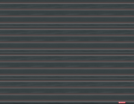 Garage door grooved model Iron Ore color