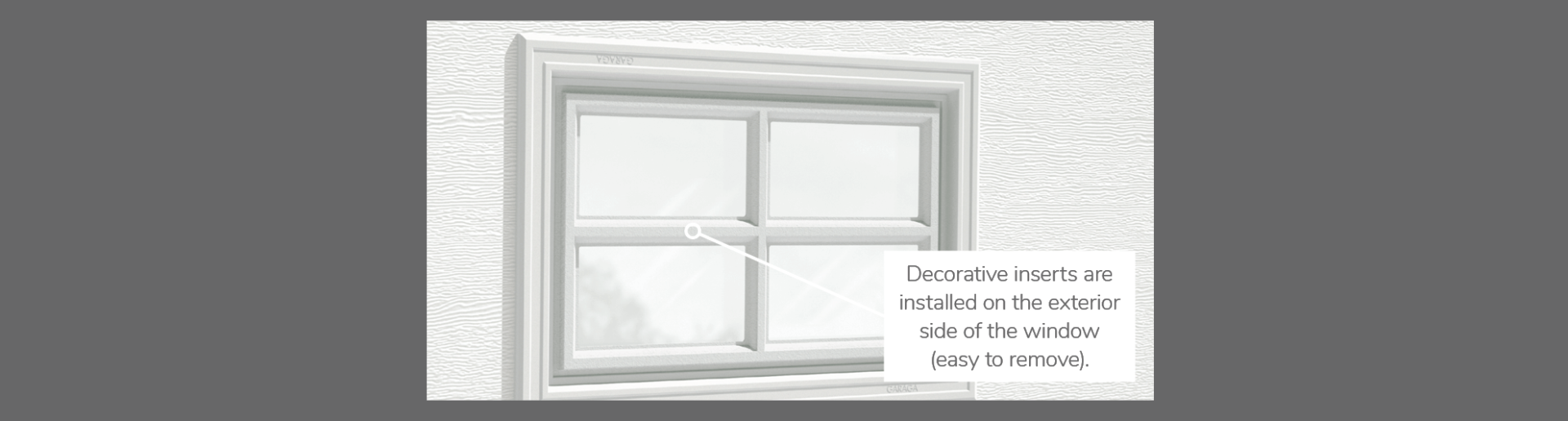 Stockton Decorative Insert, 20" x 13", available for door 3 layers - Polystyrene, 2 layers - Polystyrene and Non-insulated